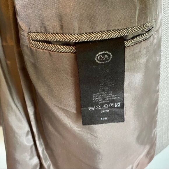 Canda 2 Button Sports Coat Light Grey 44 Medium - Picture 8 of 8